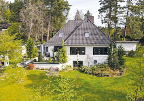 Blick auf Haus von Oben