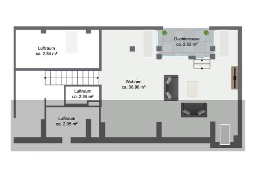 Grundriss obere Ebene