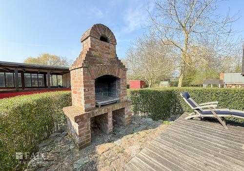 Kamin mit Speckstein