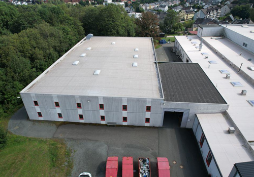 Ansicht der Gewerbefläche 