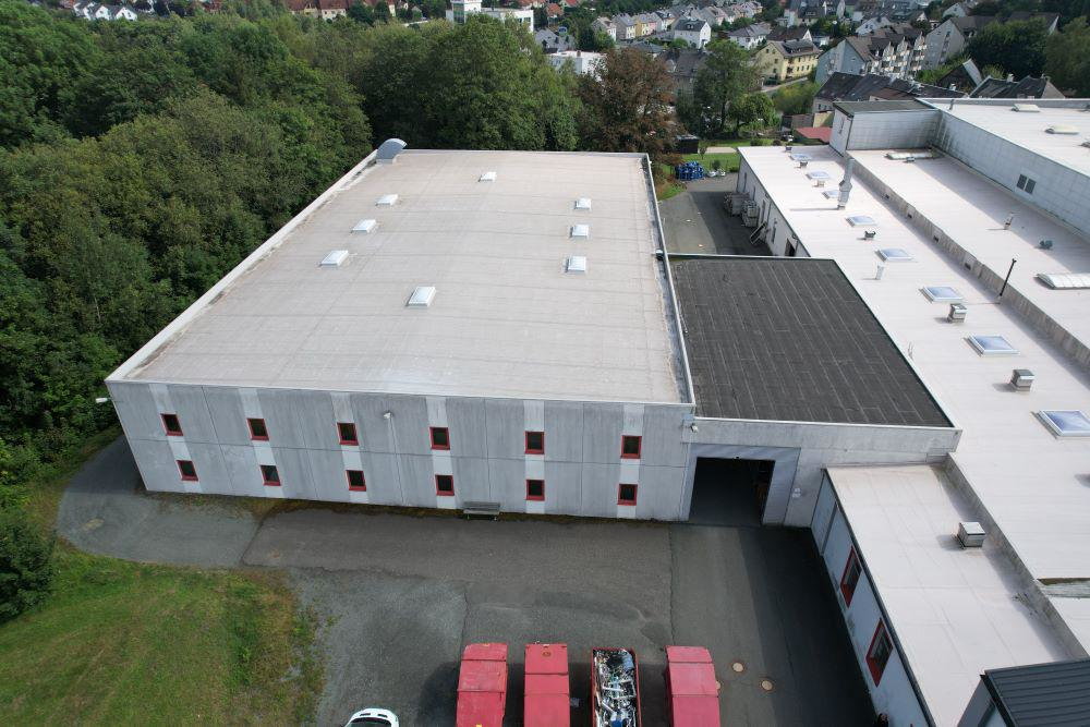 Ansicht der Gewerbefläche 