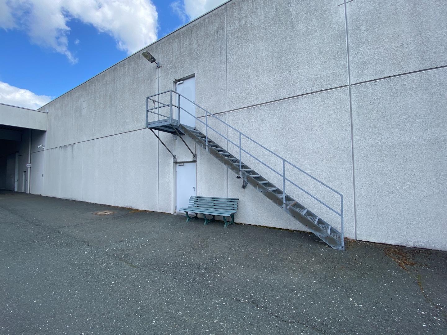 Fluchttreppe ins Obergeschoss