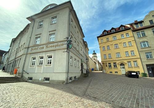 Blick zum Nikolaikirchturm