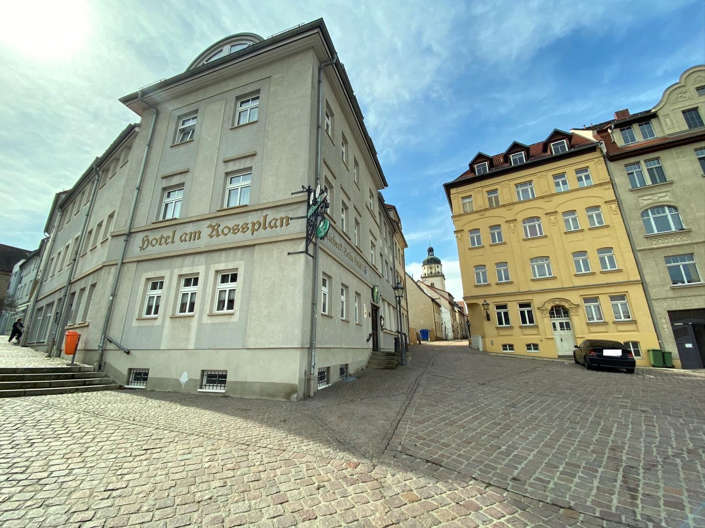 Blick zum Nikolaikirchturm