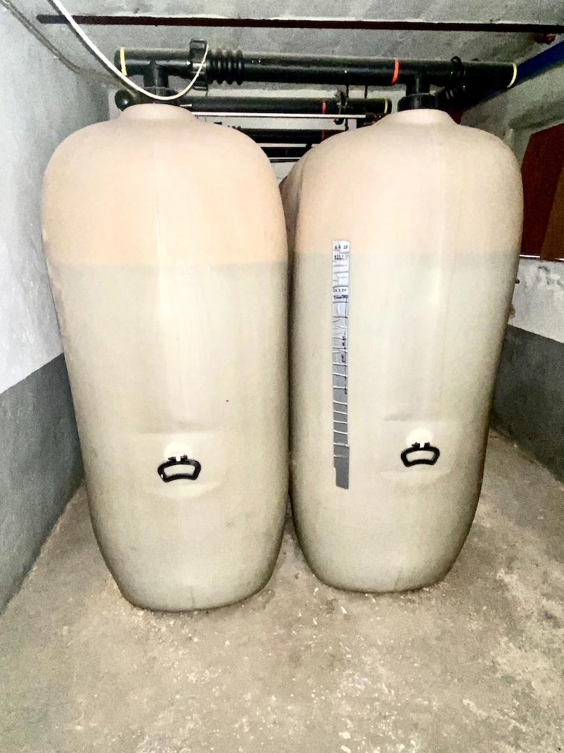 Heizöltanks betankt