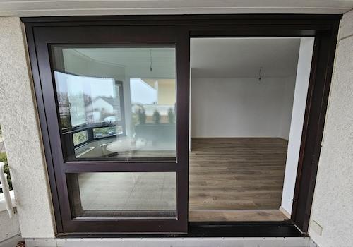 Sicht von Balkon in WZ