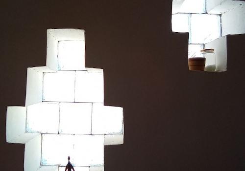 Glasbausteinfenster Raum 1.OG