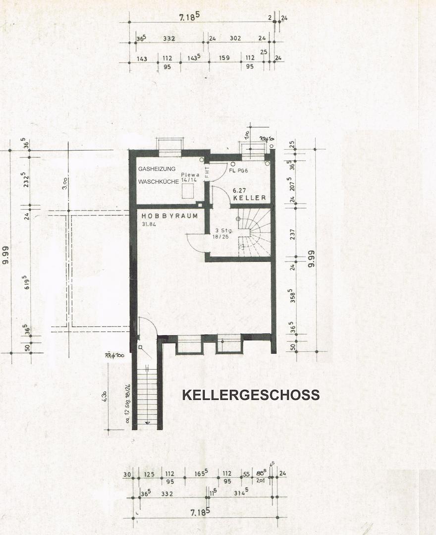 Grundriss Kellergeschoss