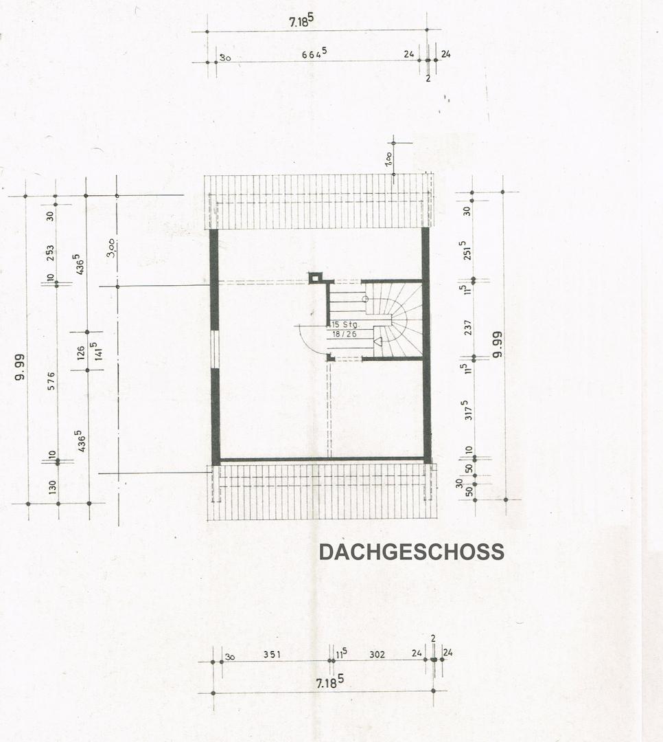 Grundriss Dachgeschoss