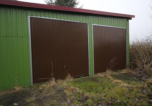 Geräteschuppen große Tore