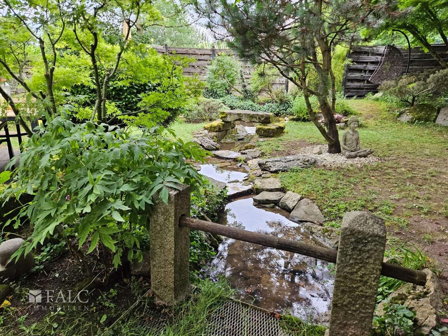 Garten nach Umgestaltung