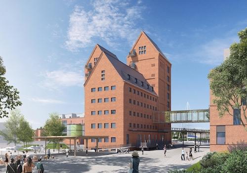 Speichertürme Südansicht