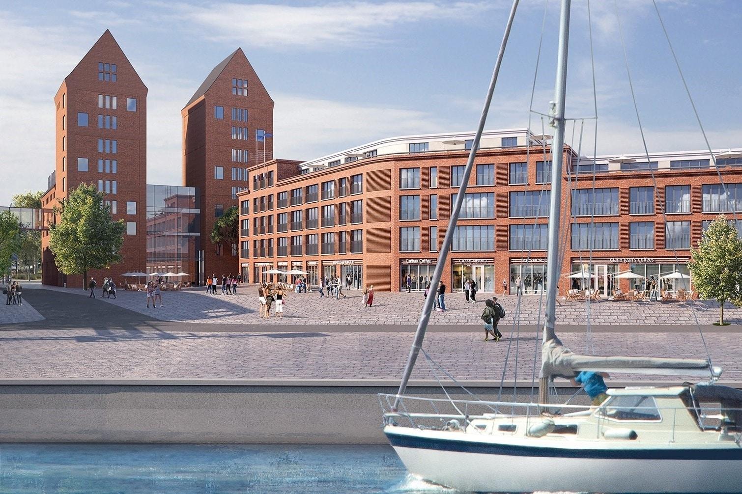 Ansicht vom Wasser aus