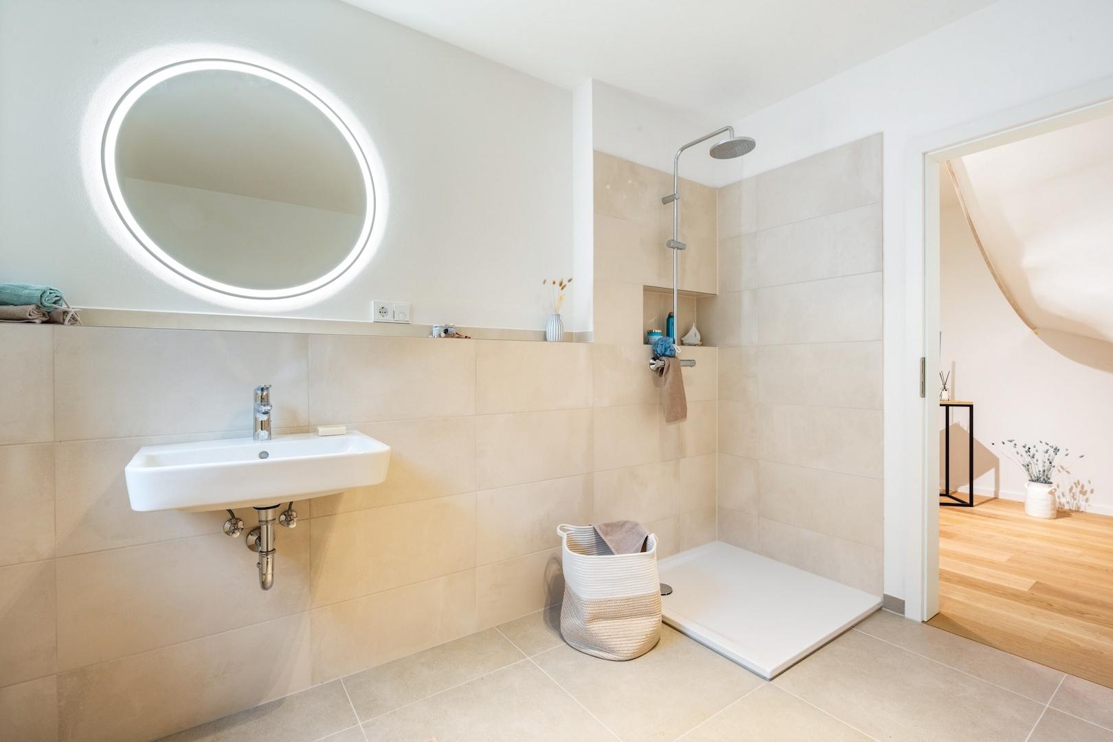 Duschbad, Wohnbeispiel