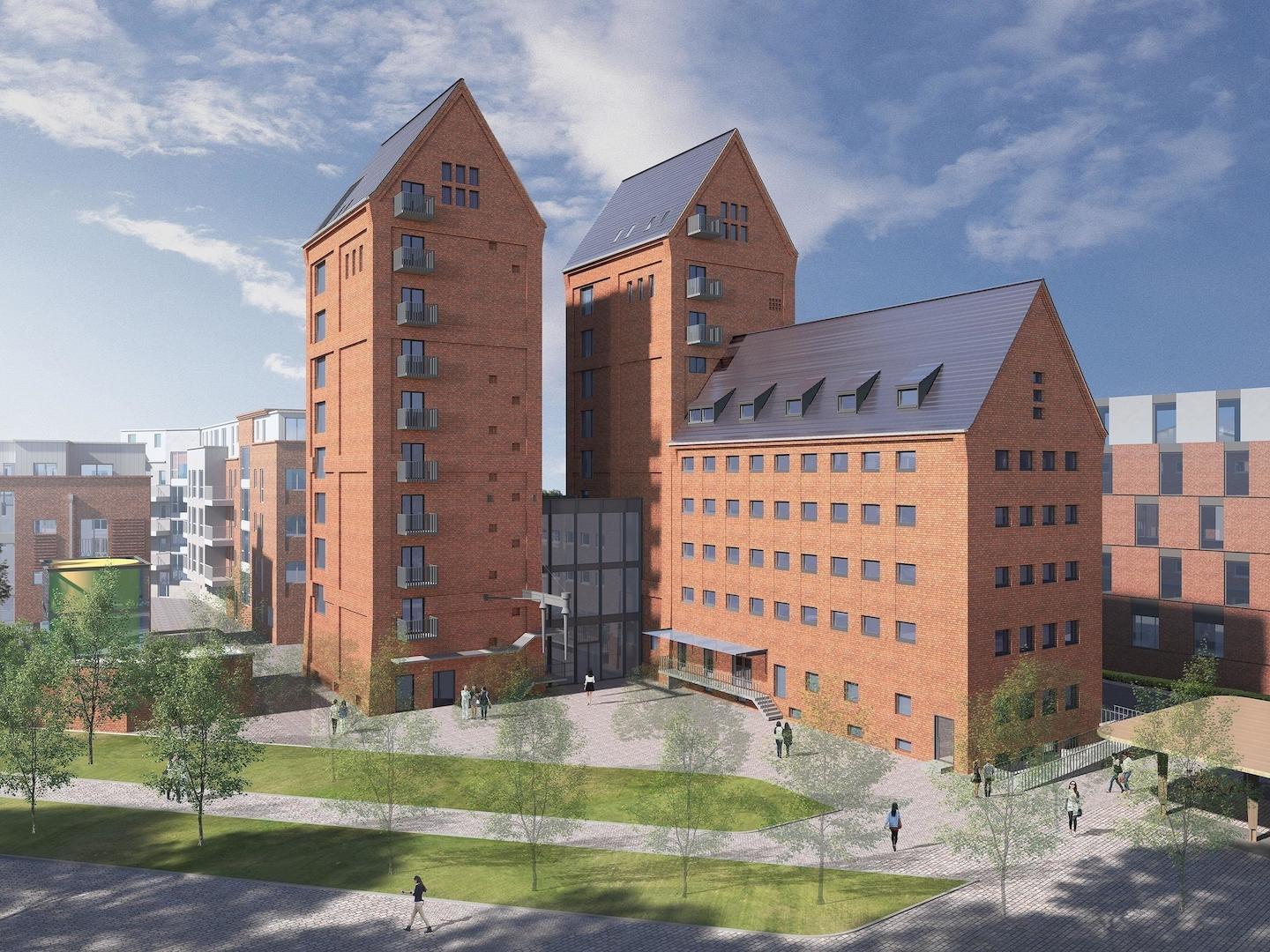 Speichertürme S_W-Ansicht