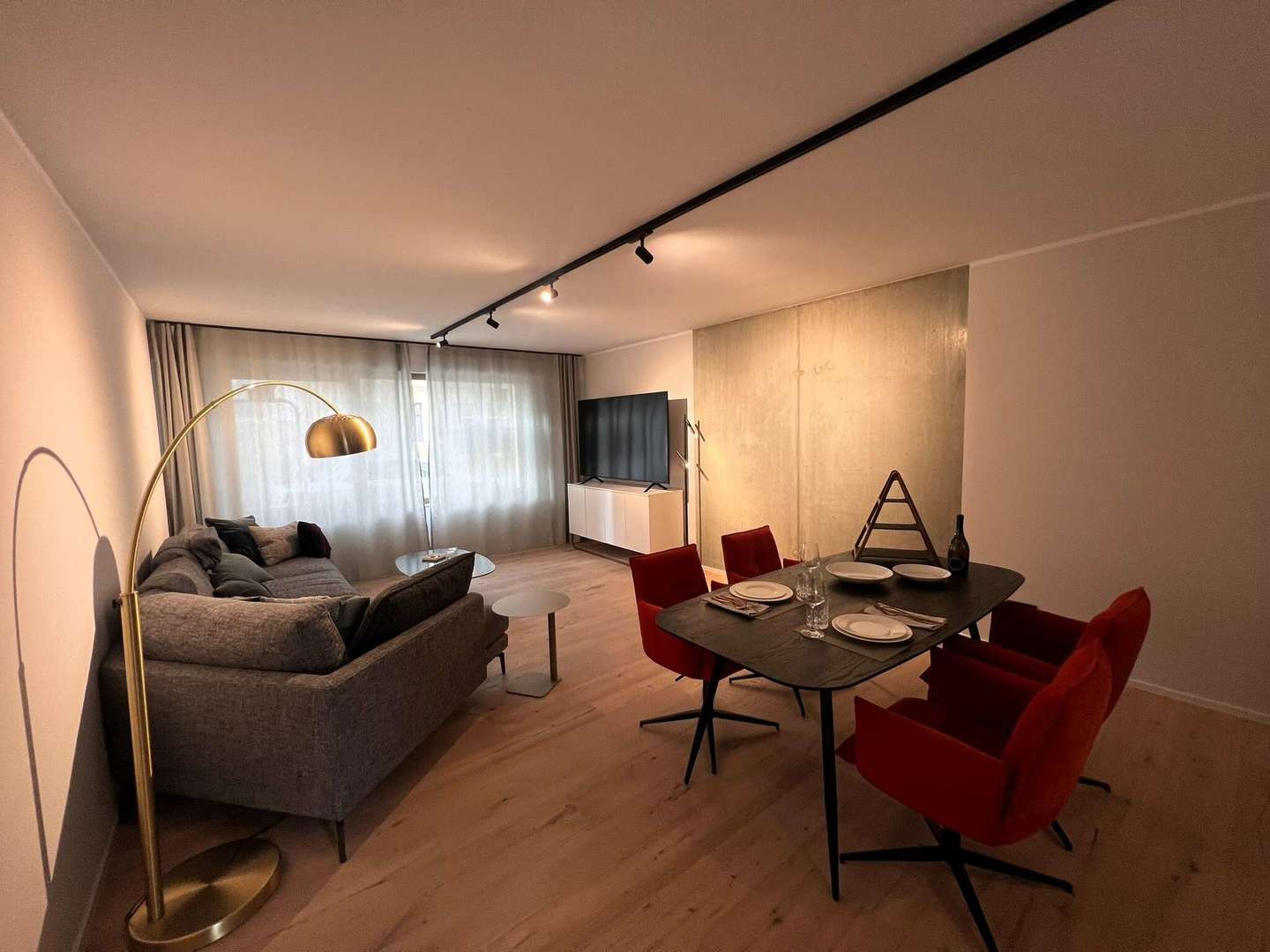 Wohn-Essbereich Musterwohnung