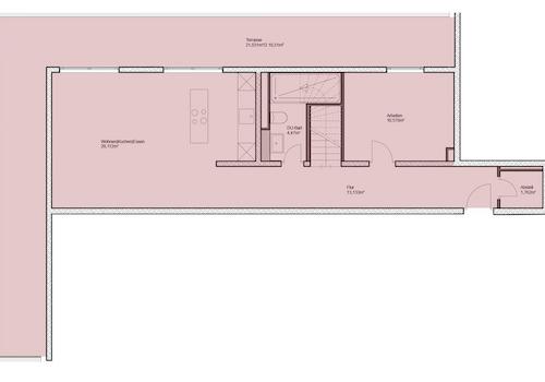 Grundriss 5. OG WE 17