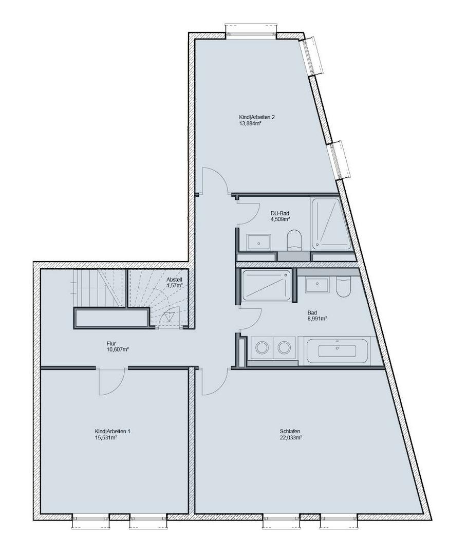 Grundriss 5. OG WE 19