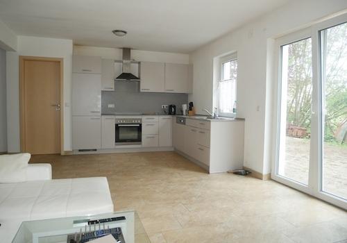 Wohnzimmer und Küche offen