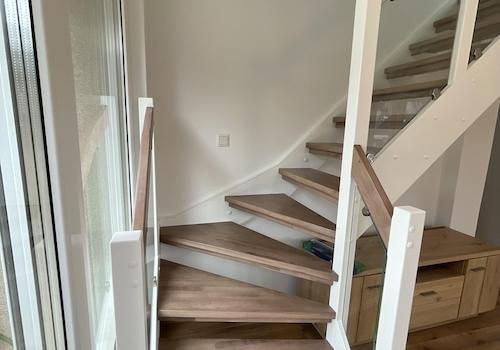 Zugangstreppe zur oberen Etage