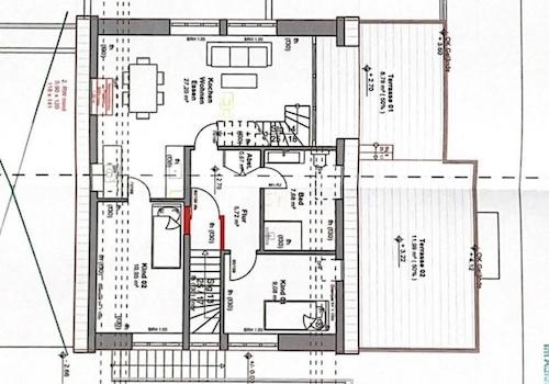 Grundriss untere Etage