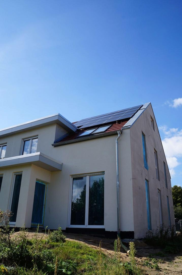 Ansicht-Giebel noch unfertig