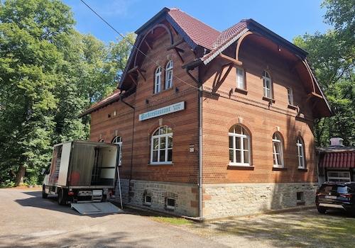 Seitenansicht zum Carport