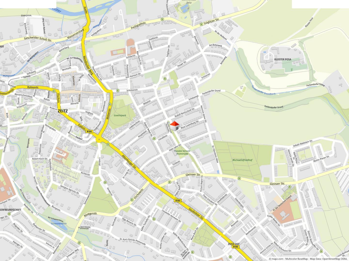 Geolyzer Kartenausschnitt