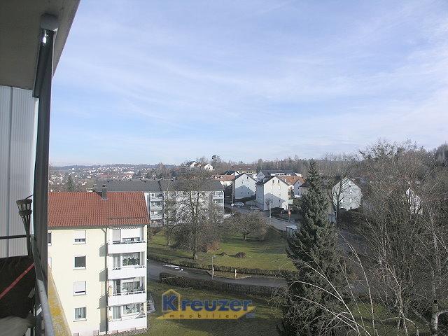 Ausblick vom Balkon