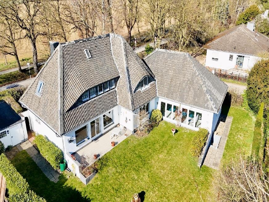 Luftaufnahme Garten