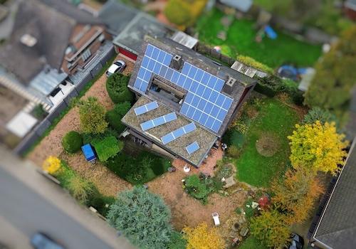 Grundstück Vogelperspektive