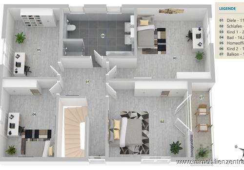 Grundriss Obergeschoss