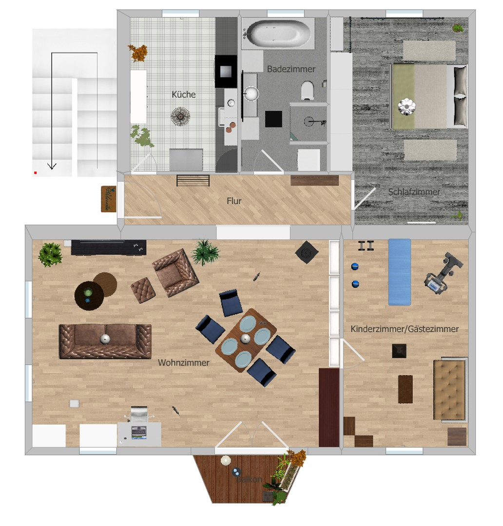 Ansicht Dachgeschoss