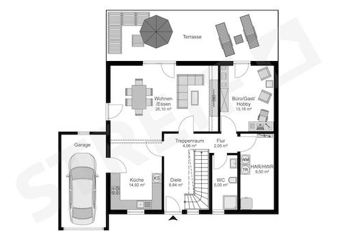Hochwertiges Einfamilienhaus mit modernem Charm auf schönem Grundstück sucht eine Baufamilie – Ebersberg, de – Vorschaubild 6