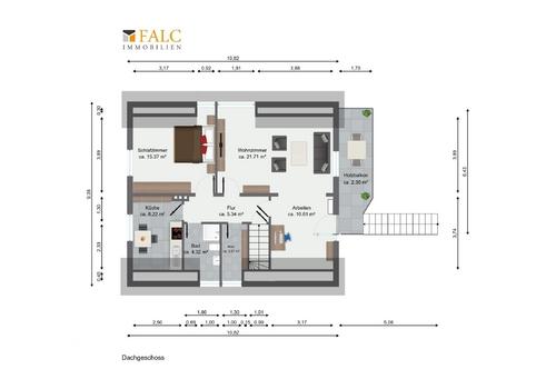 Grundriss Dachgeschoss