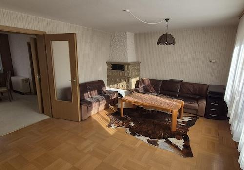 Wohnzimmer EG mit Kamin