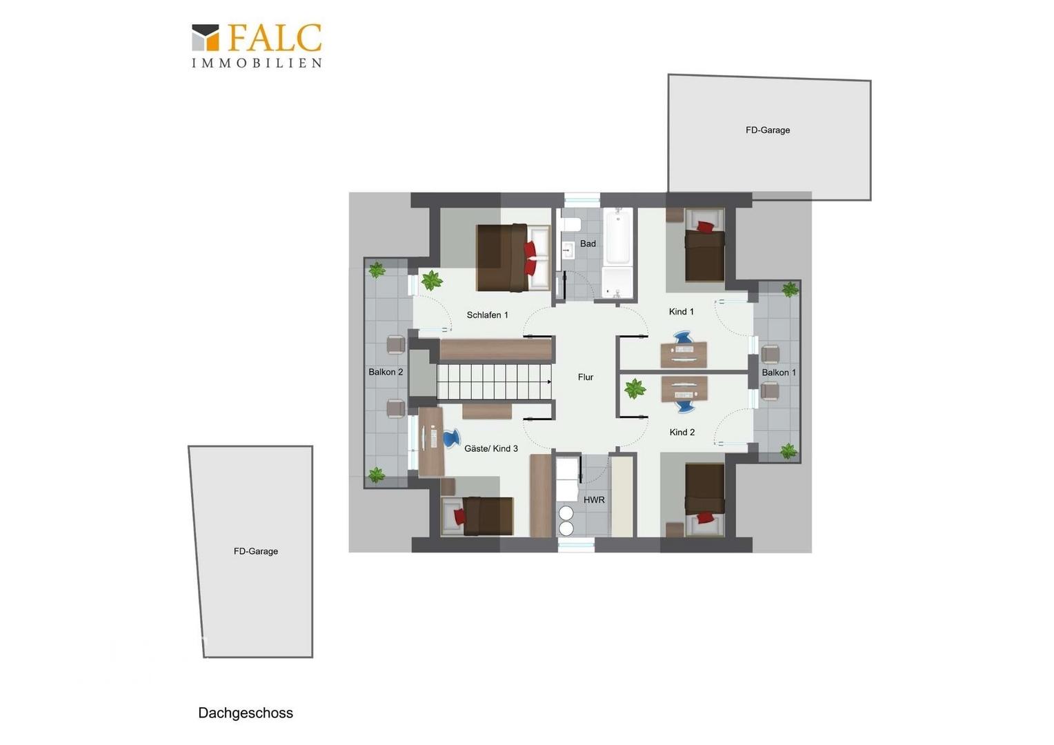 Grundriss Dachgeschoss