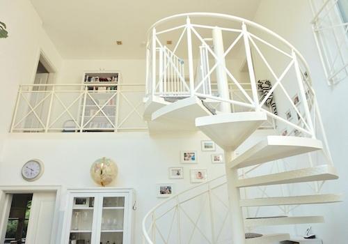 Elegante Wendeltreppe