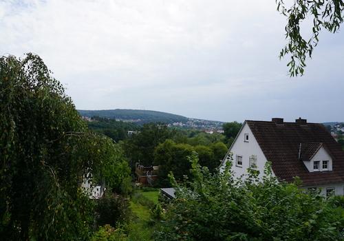 Aussicht vom Balkon