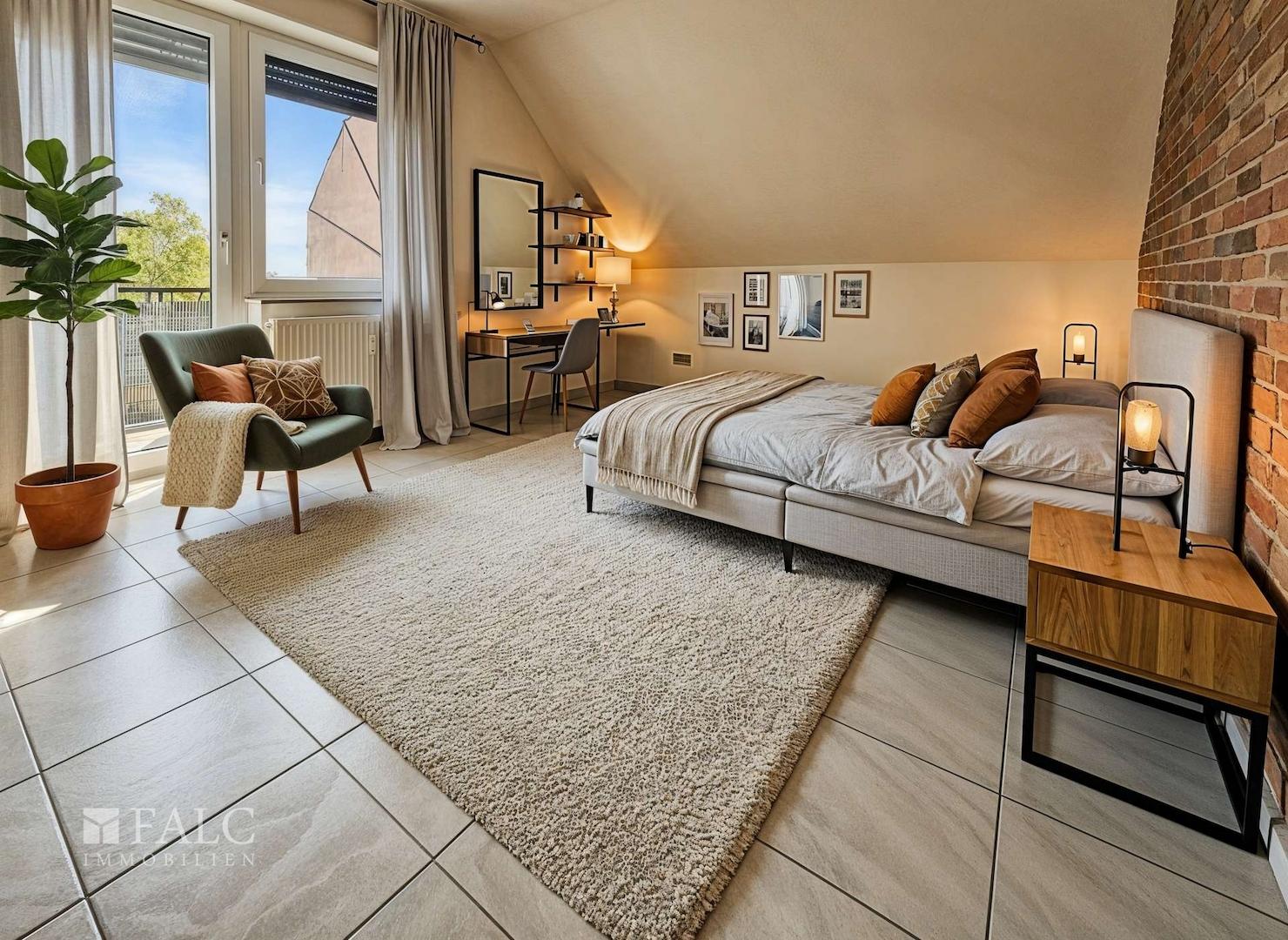 animiertes Schlafzimmer 2.OG 