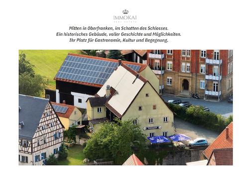 Hofanlage Seitenansicht Luftaufnahme 