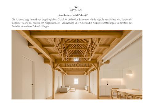 Scheunen Bild nach  Umbau Möglichkeiten