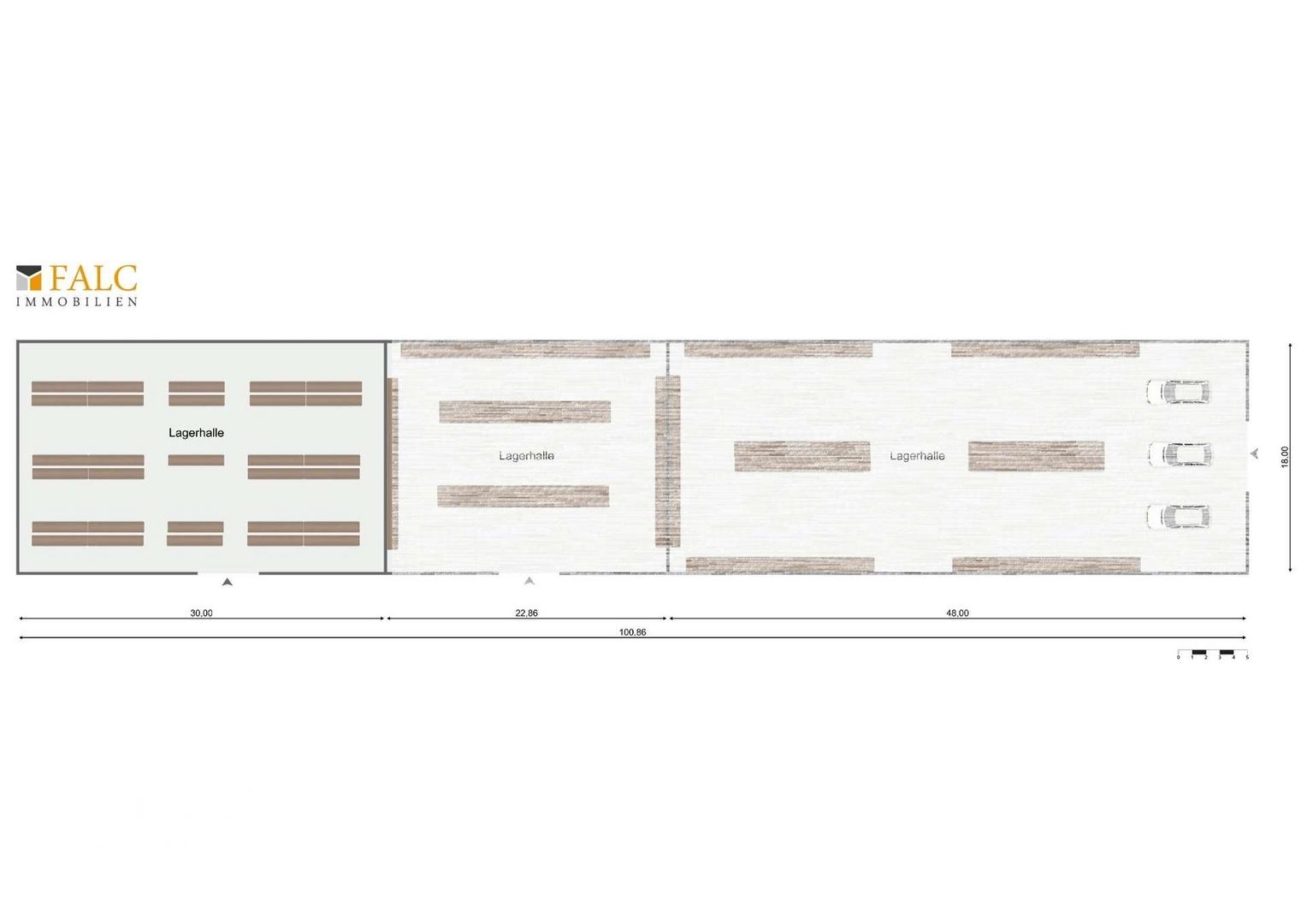 Grundriss Halle 3