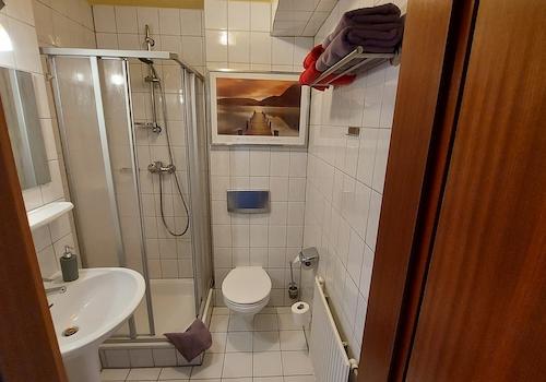 Blick in ein Badezimmer