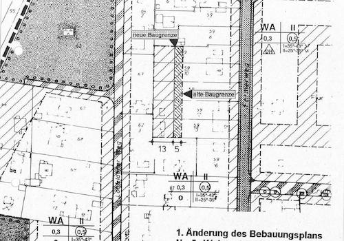 Bebauungsplan Änderungen 27.02.1997 Anlage 1