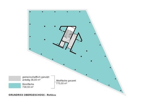 Grundriss O1/O2 - Rohbau