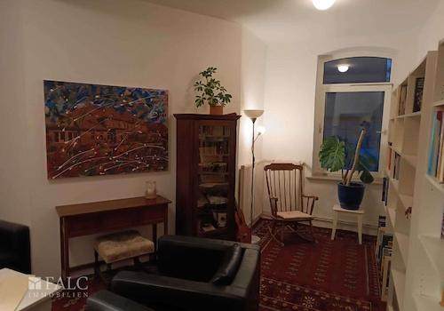 Kamin- und Bücherraum