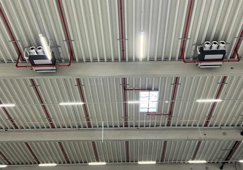 Detail Heizung-Halle