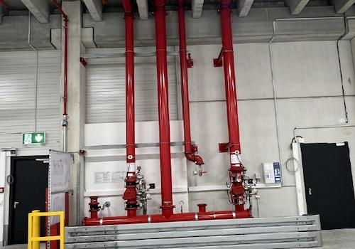 Detail-Sprinkleranlage-