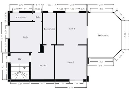 Grundriss EG Vorderhaus